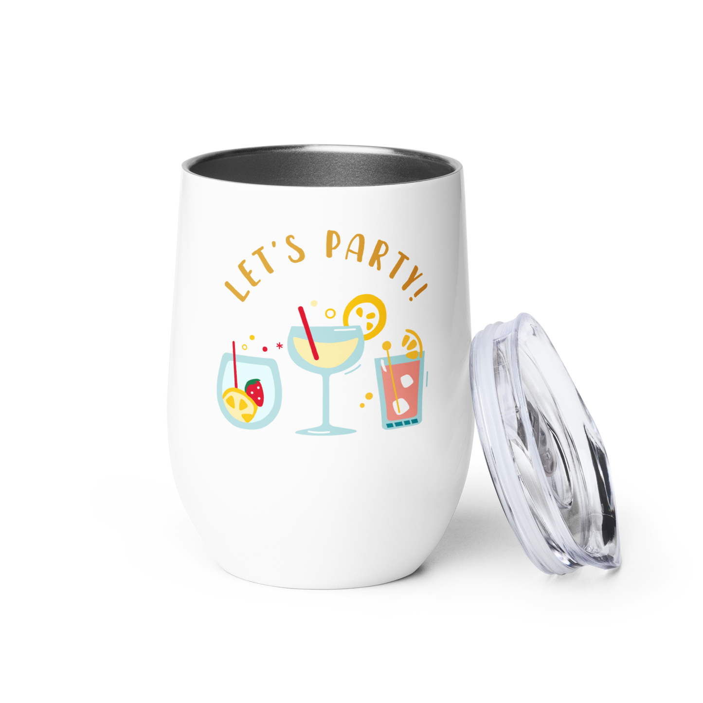 Let's Party Wine Tumbler