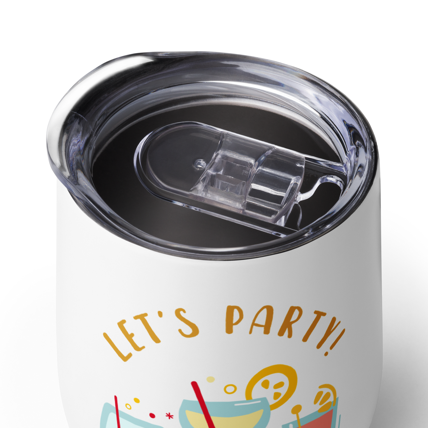 Let's Party Wine Tumbler