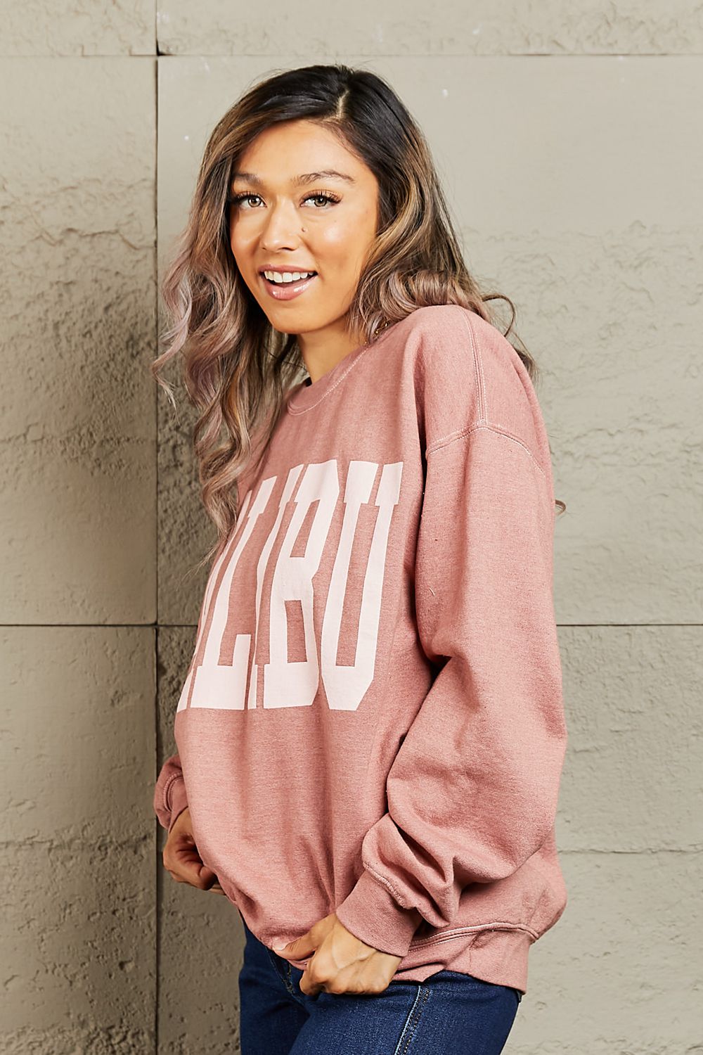 Malibu Oversized Crewneck Sweatshirt