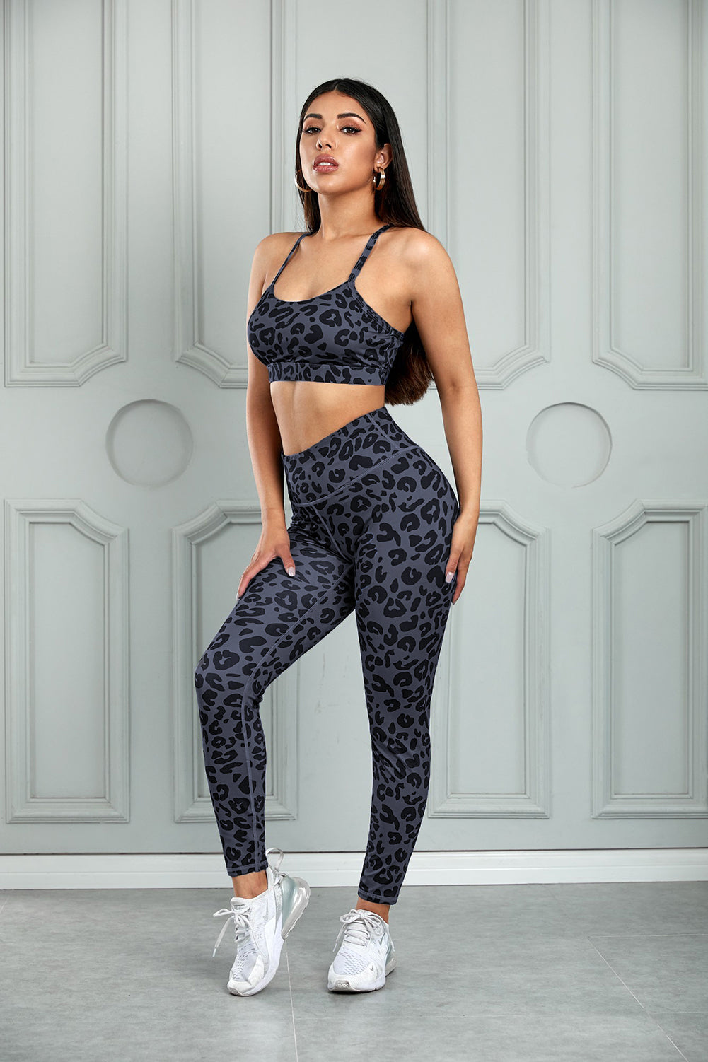 Liv Leopard Leggings & Racerback Matching Set