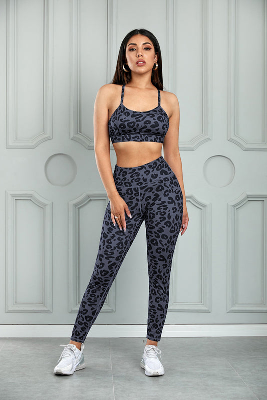 Liv Leopard Leggings & Racerback Matching Set