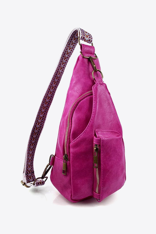 Iris Faux Leather Sling Bag