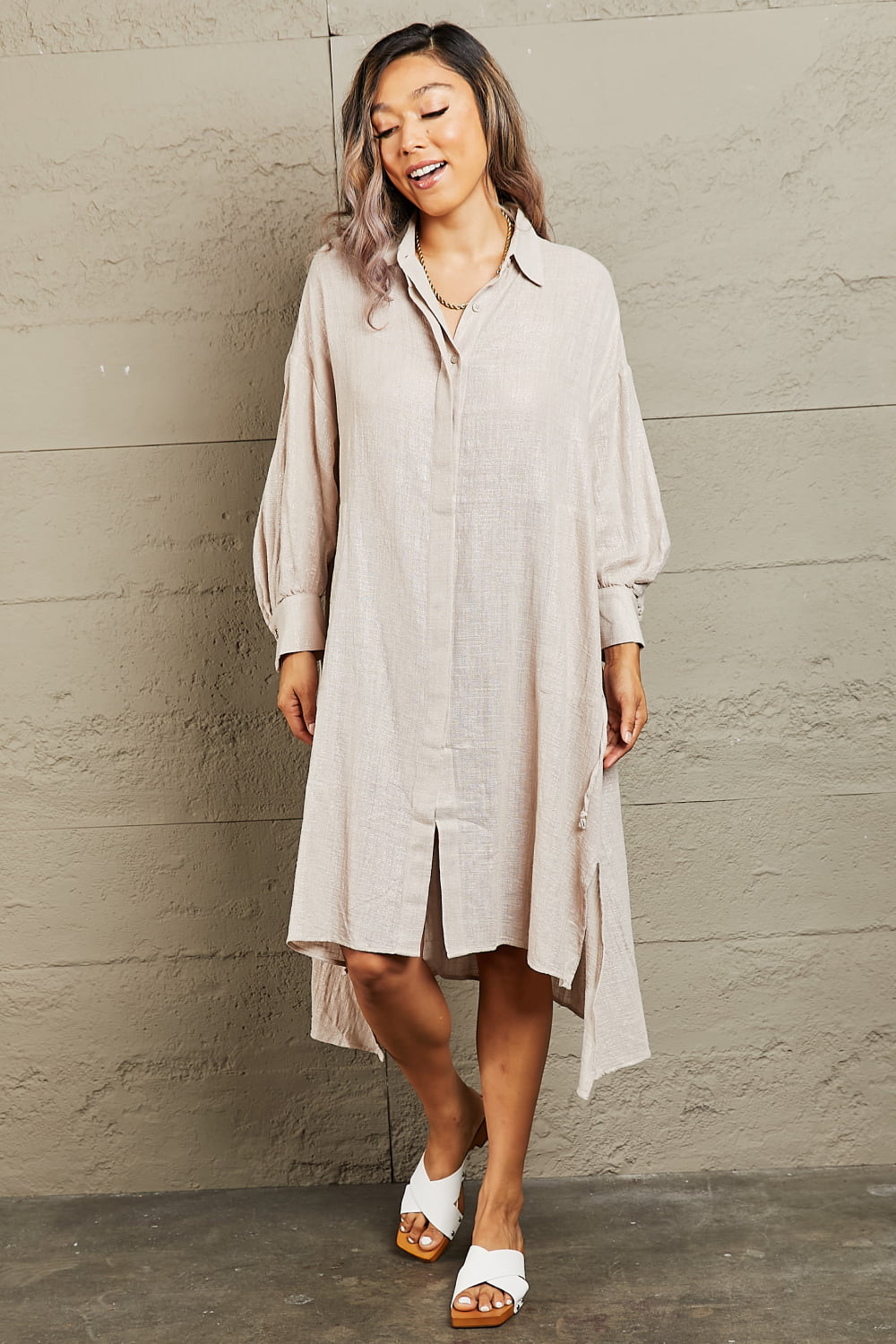 Raya Button Down Dress