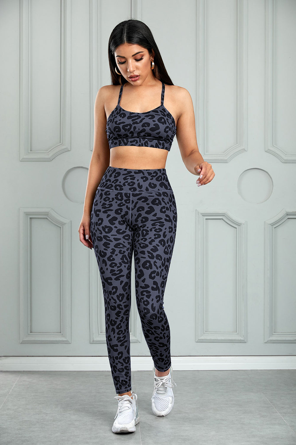 Liv Leopard Leggings & Racerback Matching Set