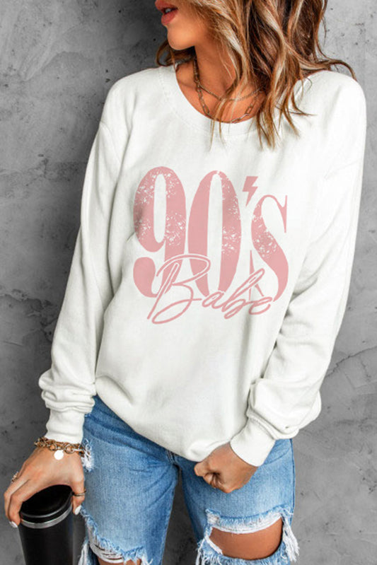 90's BABE Graphic Sweatshirt