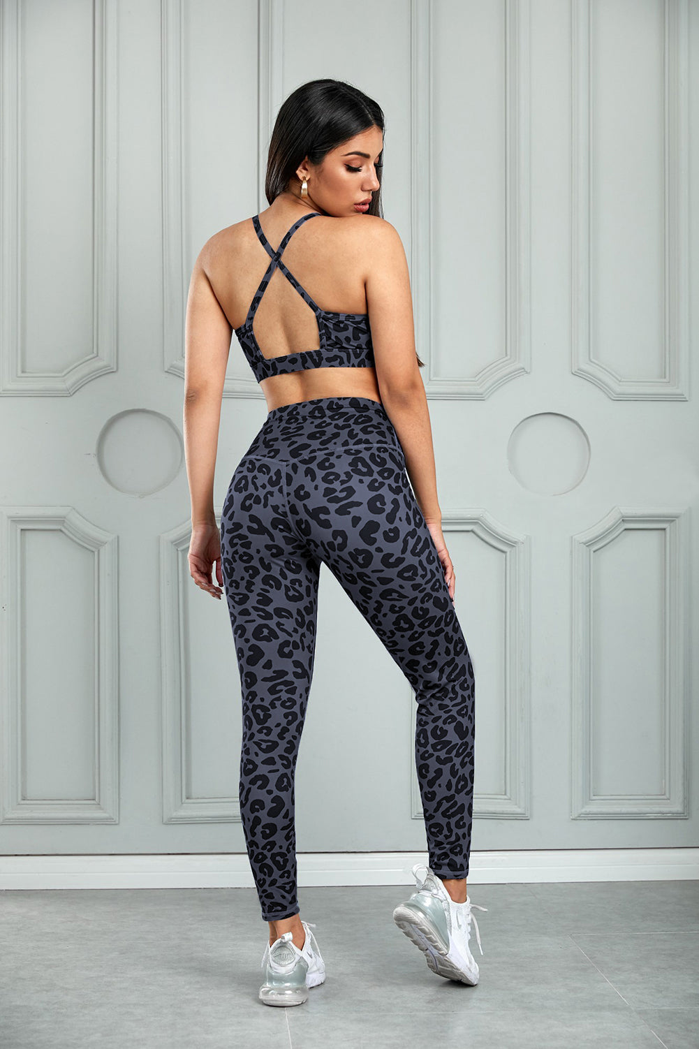 Liv Leopard Leggings & Racerback Matching Set