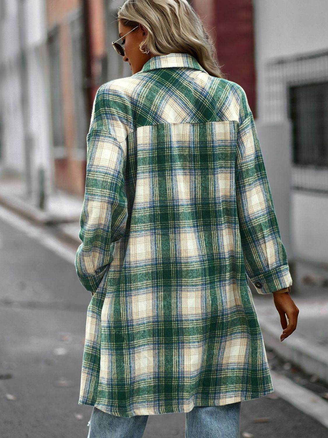 Denver Plaid Longline Shacket