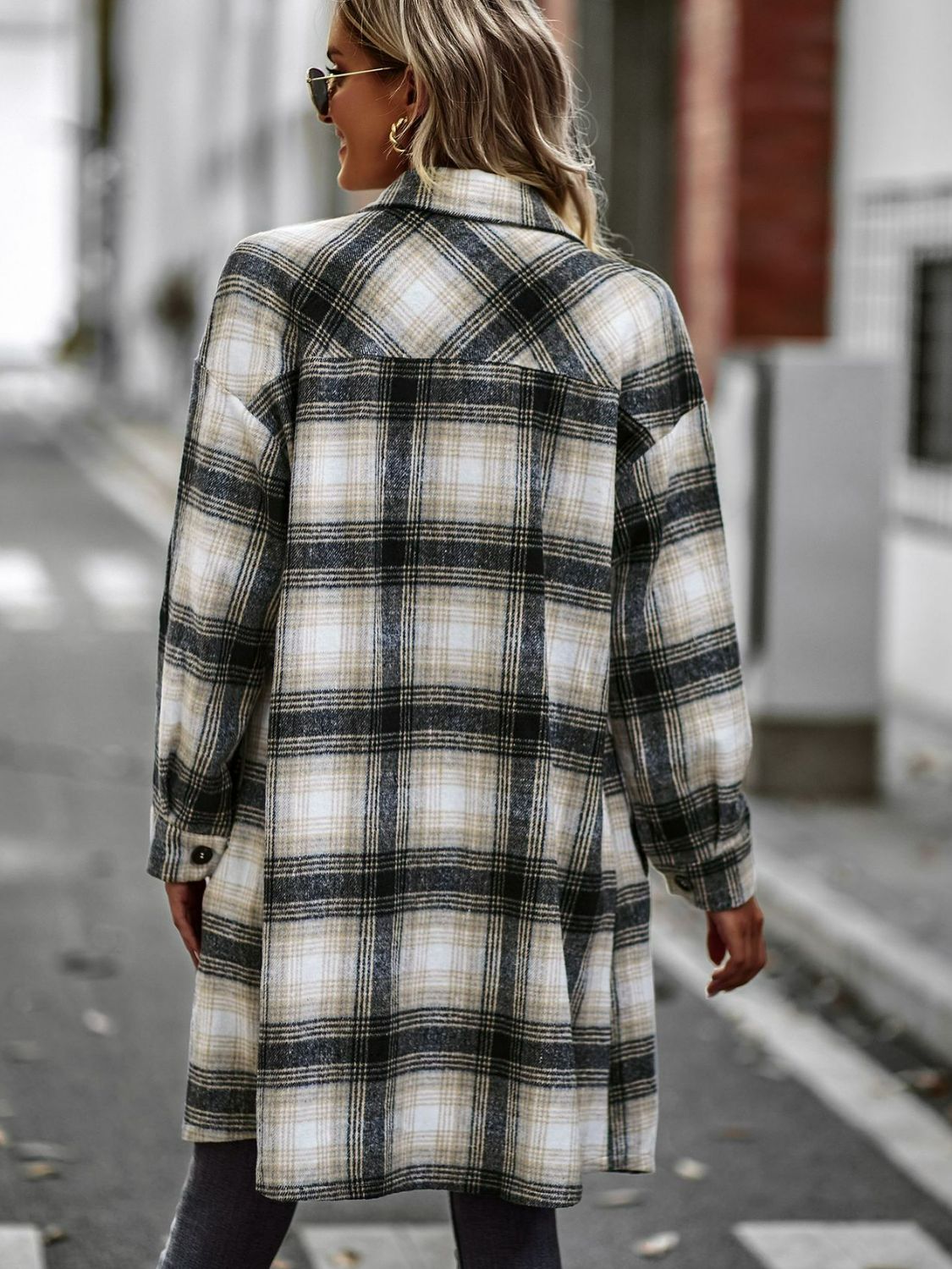 Denver Plaid Longline Shacket