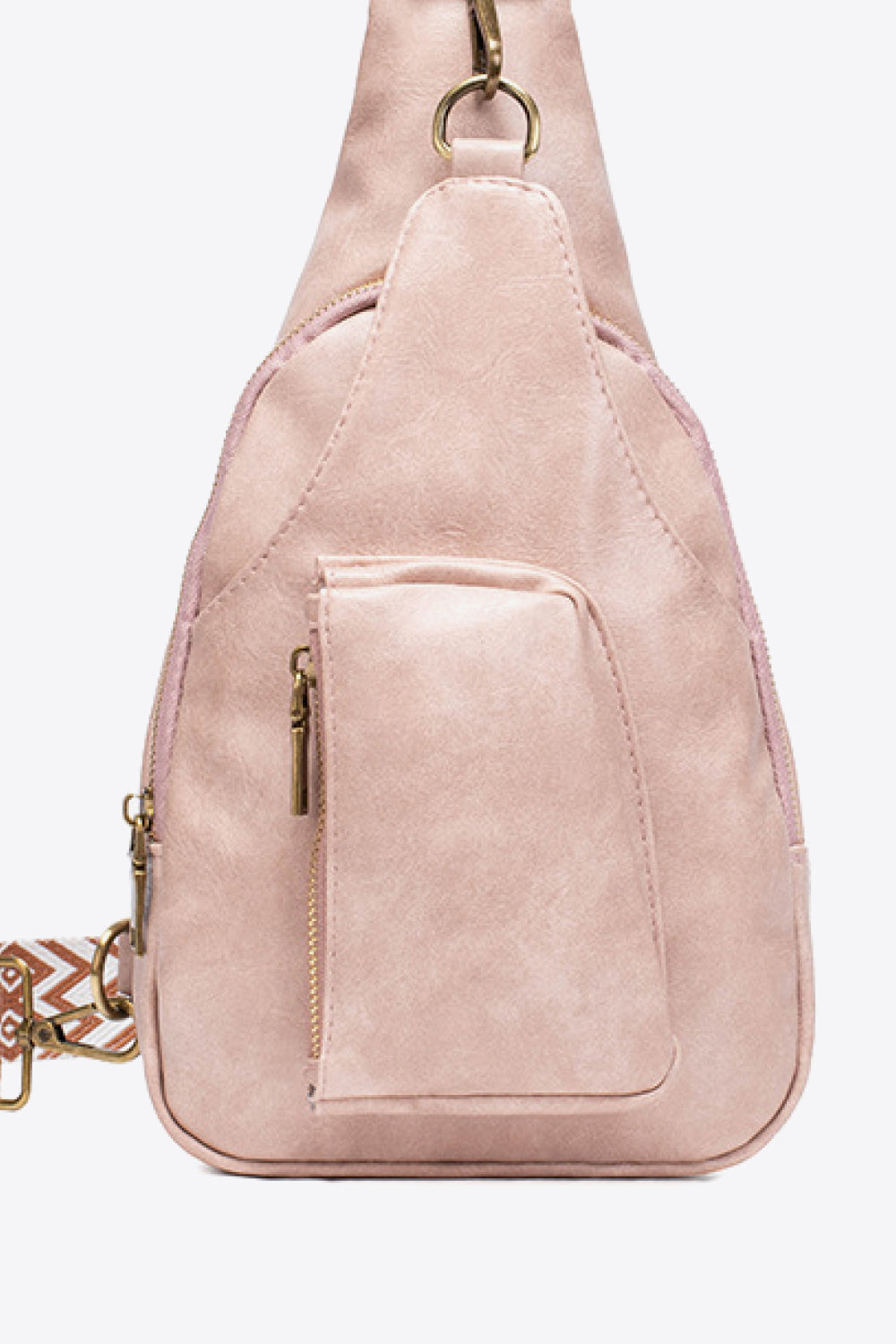 Sling Bag Faux Leather Crossbody Backpack